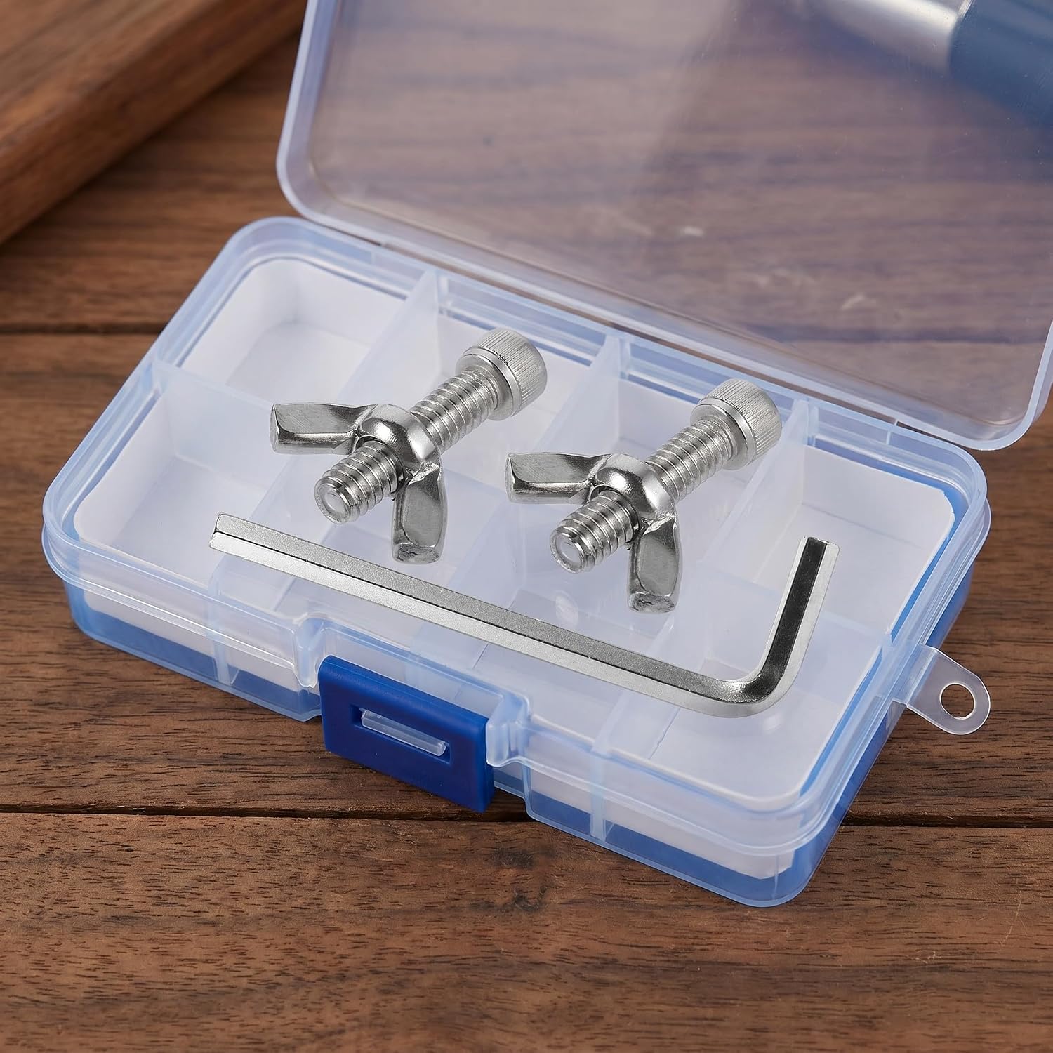 Artibetter 1 Set Stainless Steel Bat Pins for Pottery Wheel, 1/4 X 1 Inch, No Wobble Hand Tighten, Anti-Slip Wing Nuts for Throwing, Sculpting, Trimming Ceramics Clay Tool