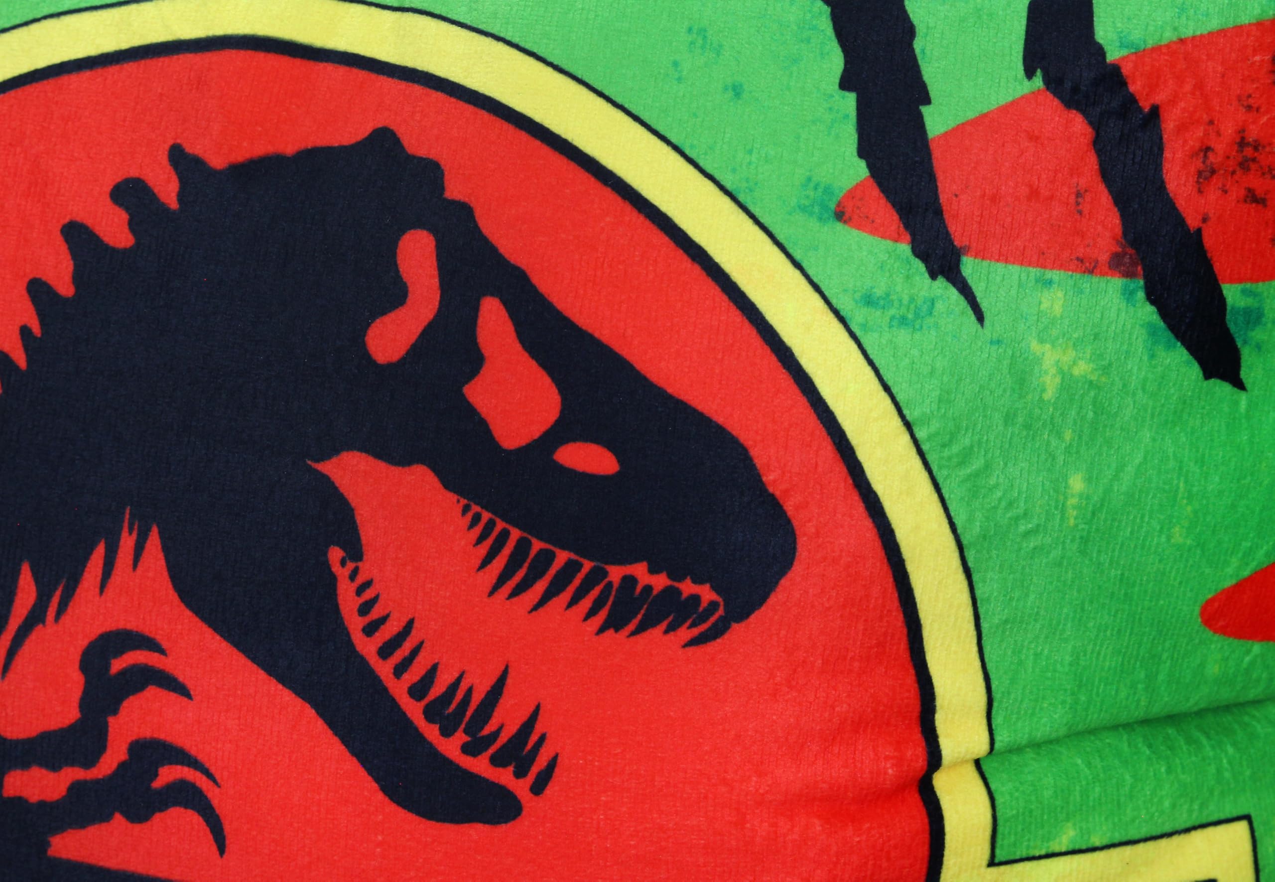 SD TOYS - Cuscino quadrato con logo auto Jurassic Park - Imballaggio sottovuoto - Misure 45 x 45 cm