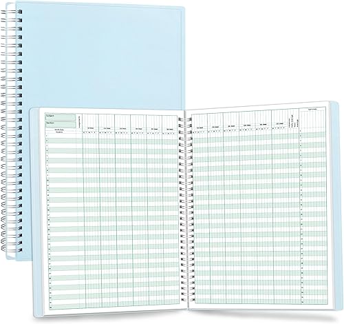 SUNEE Libro de registro de clase para profesores de 11 a 12 semanas, 36 nombres, 8.5 x 11 pulgadas, 152 páginas (76 hojas), papel grueso de 3.53