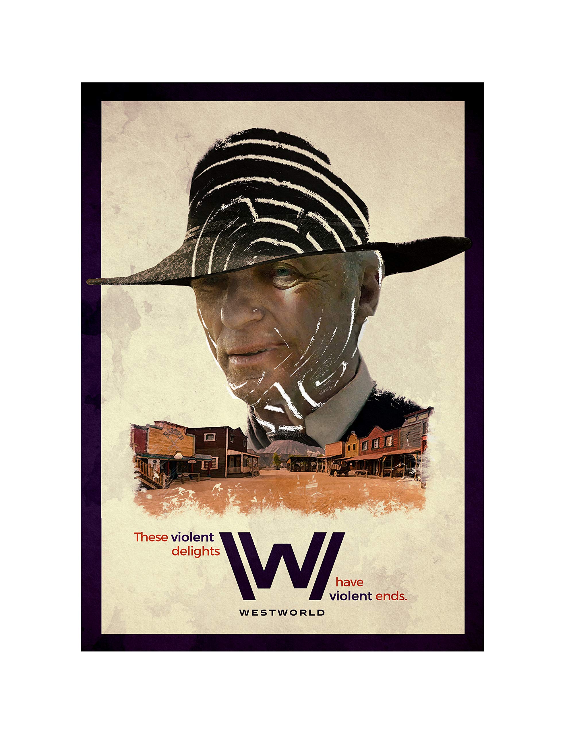 Design Crescendo Westworld TV Show Wall Poster A3