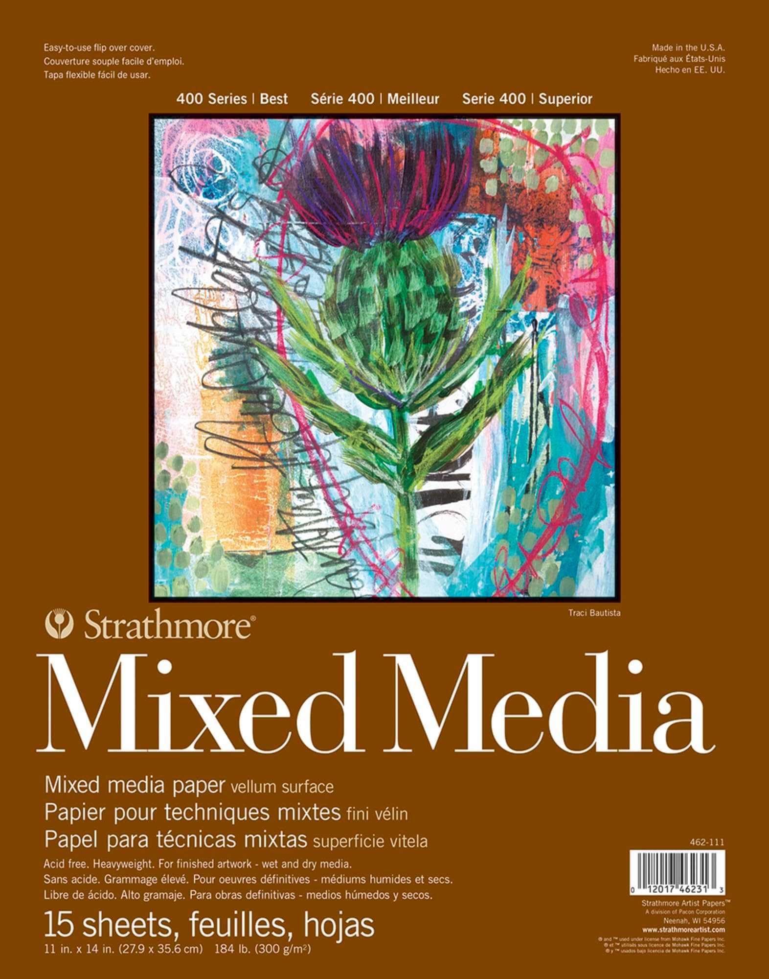 Strathmore 400 Mixed Media 140Lb Pad 11X14