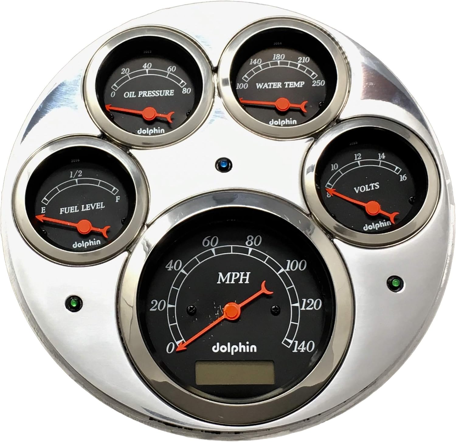 Dolphin Gauges 1949 1950 Chevy Car 5 Gauge Dash Cluster
