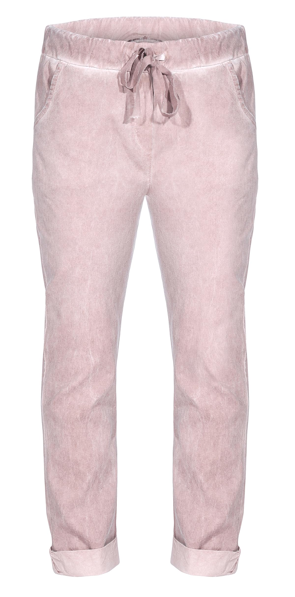 simaranda Damen Jogginghose Vintage Look – Stylische Sweatpants mit Aufdruck & Tunnelzug – Bequeme Freizeithose Baumwollmix – Loose Fit Joggpants für Sport & Freizeit – Modell 21515