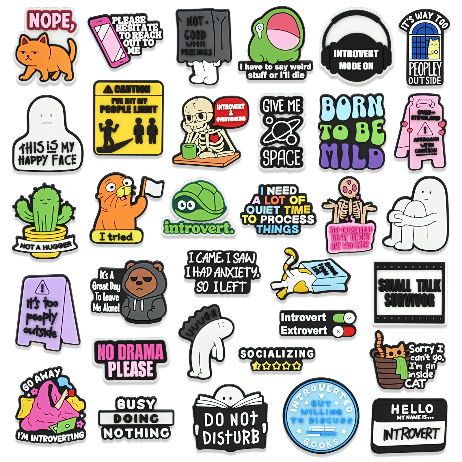 Backpack Pins, Bulk Funny Cute Pins Aesthetic Lapel Pin for Backpacks/Jackets/Hats/Bags Women Nurse Teens Gifts