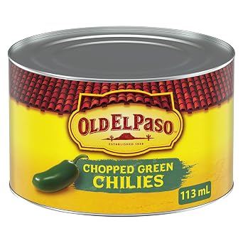 Old El Paso Chopped Green Chilies, 113mL/4 oz