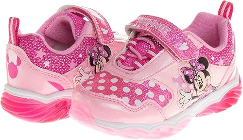 Miniatura 5 de Disney Innie Mouse - Tenis de Minnie Mouse sin cordones con luces para niña (bebéniña pequeña)