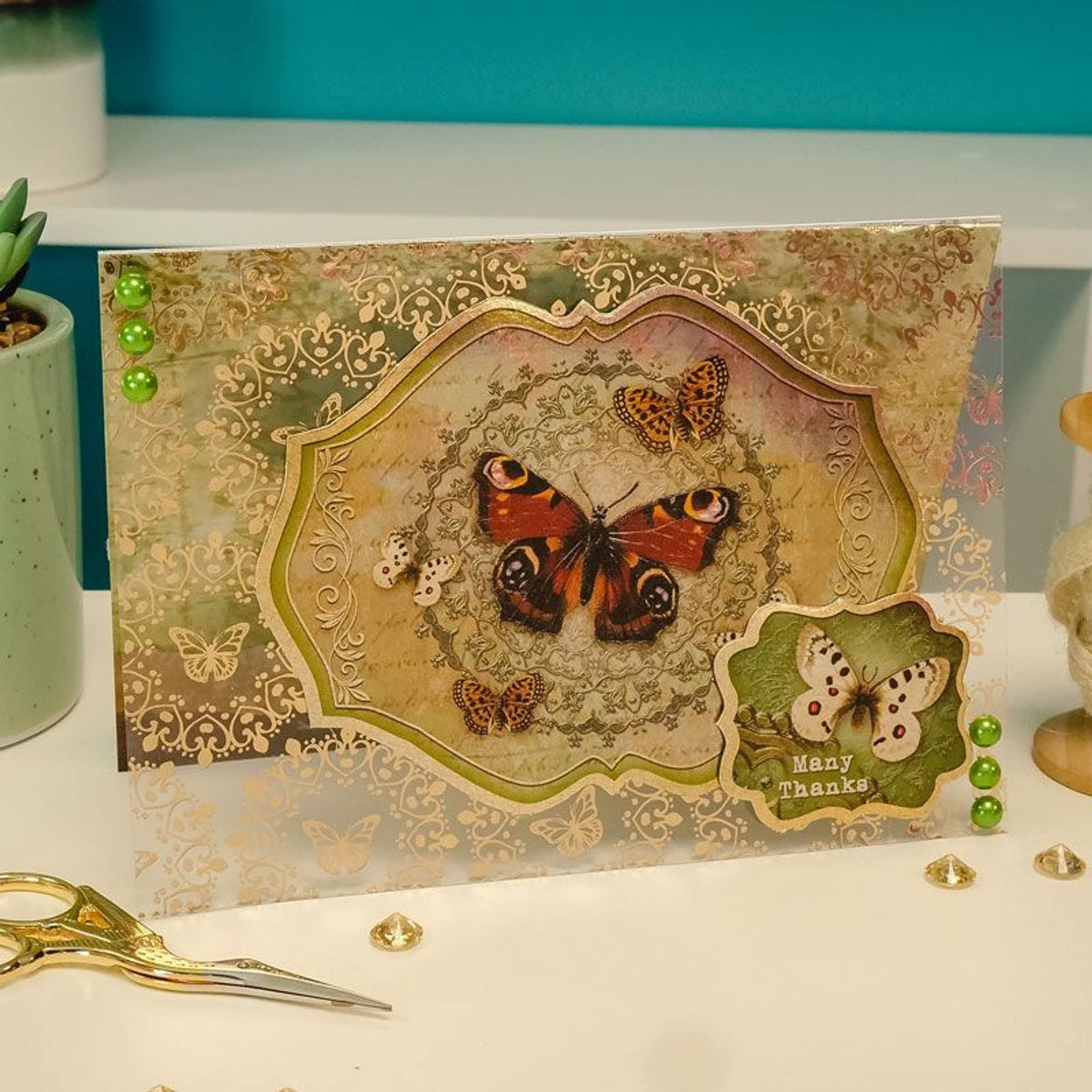 Hunkydory Flight of the Butterflies - Mirri Magic Topper Set - In Full Flight
