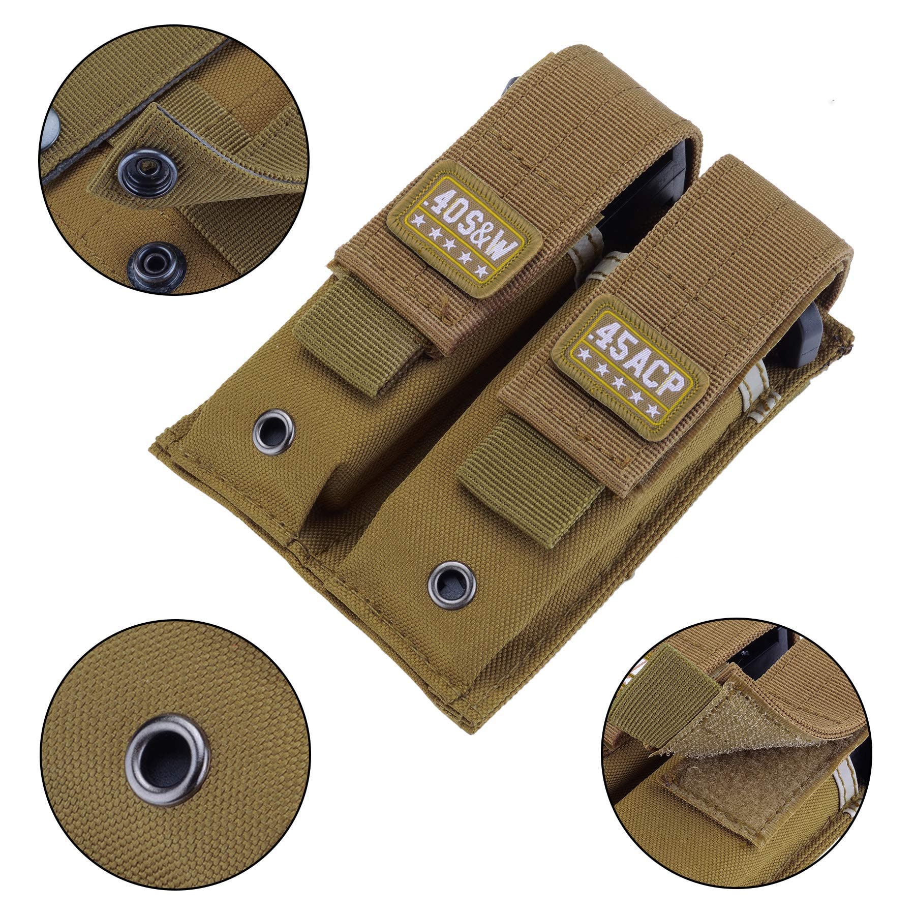 マガジンポーチ 2連 マグポーチ タクティカルギア モールシステム対応 楽天市場】TAILOR JAPAN 2連 ハンドガン ライフル マガジン