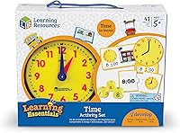 Vista 3 de Learning Resources Juego de actividades de tiempo + juego de Swat de palabras a la vista