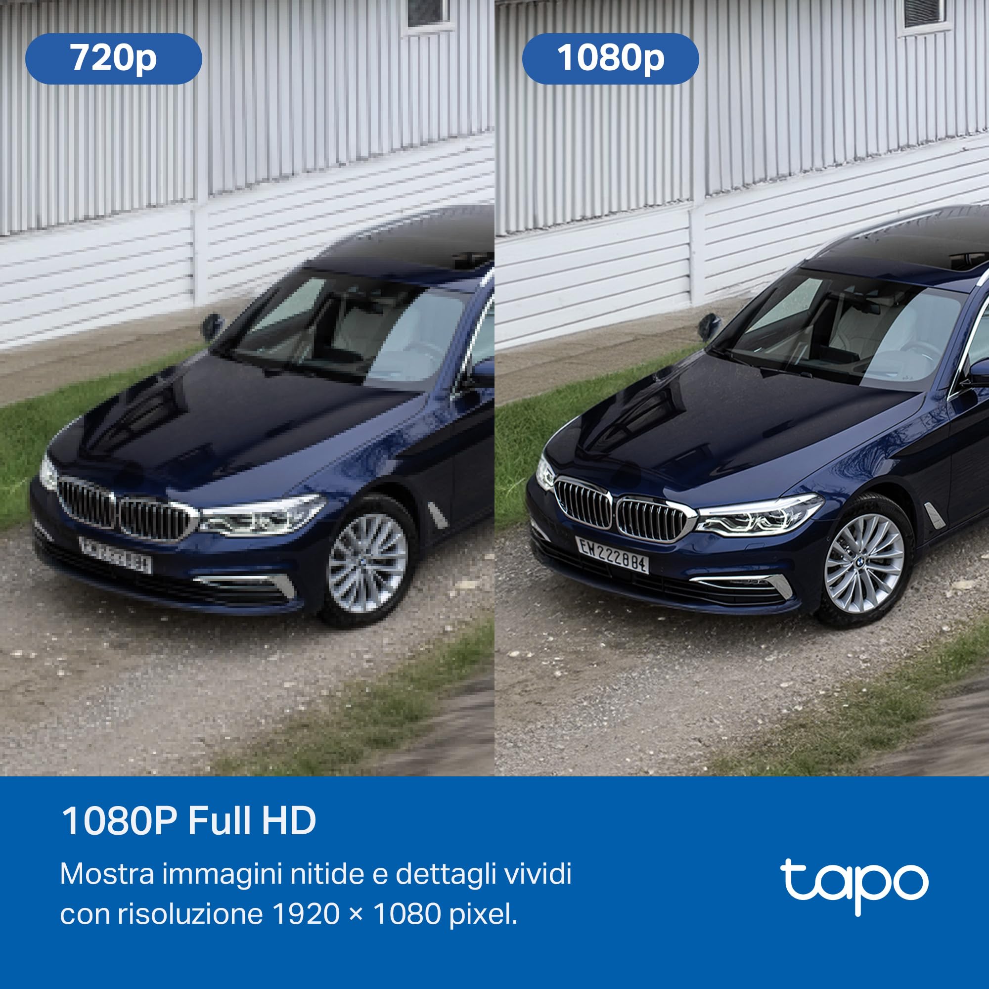 Tapo C501GW Telecamera 4G LTE da Esterno con Slot SIM, FHD 360° PTZ, Visione Notturna a Colori Starlight, IP66, AI Smart, Allarme Sonoro/Luminoso, Alimentato da DC o PoE, Senza Wi-Fi né Batteria