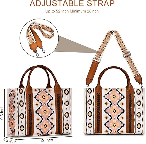 Vista 6 de The Tote Bag para mujer, bolsa de mano para mujer, lindas bolsas de mano para mujer, bolsa de lona