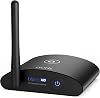Auris bluMe True Hi-Fi Bluetooth Music Receiver with high-end aptX® AAC audio streaming codecs and audiophile grade DAC Colour BLACK