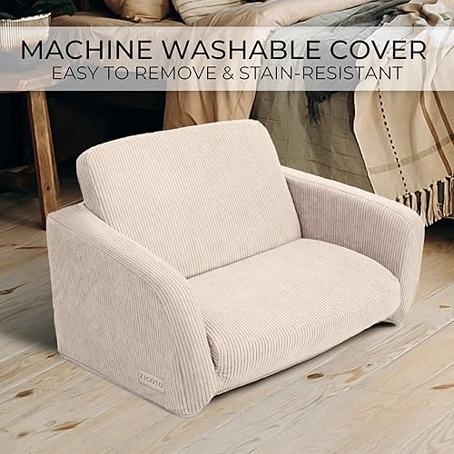 Miniatura 6 de ZICOTO Silla y sofá resistente para niños  El sofá perfecto para niñas y niños  Sillas plegables ideales para dar a tus hijos un lugar seguro y