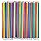 [Individually Wrapped] 200 Pcs Colorful Flexible Plastic Straw,Colorful Disposable Bendy Party Fancy Straws 13 Inch Extra Long Straws Party Decorations