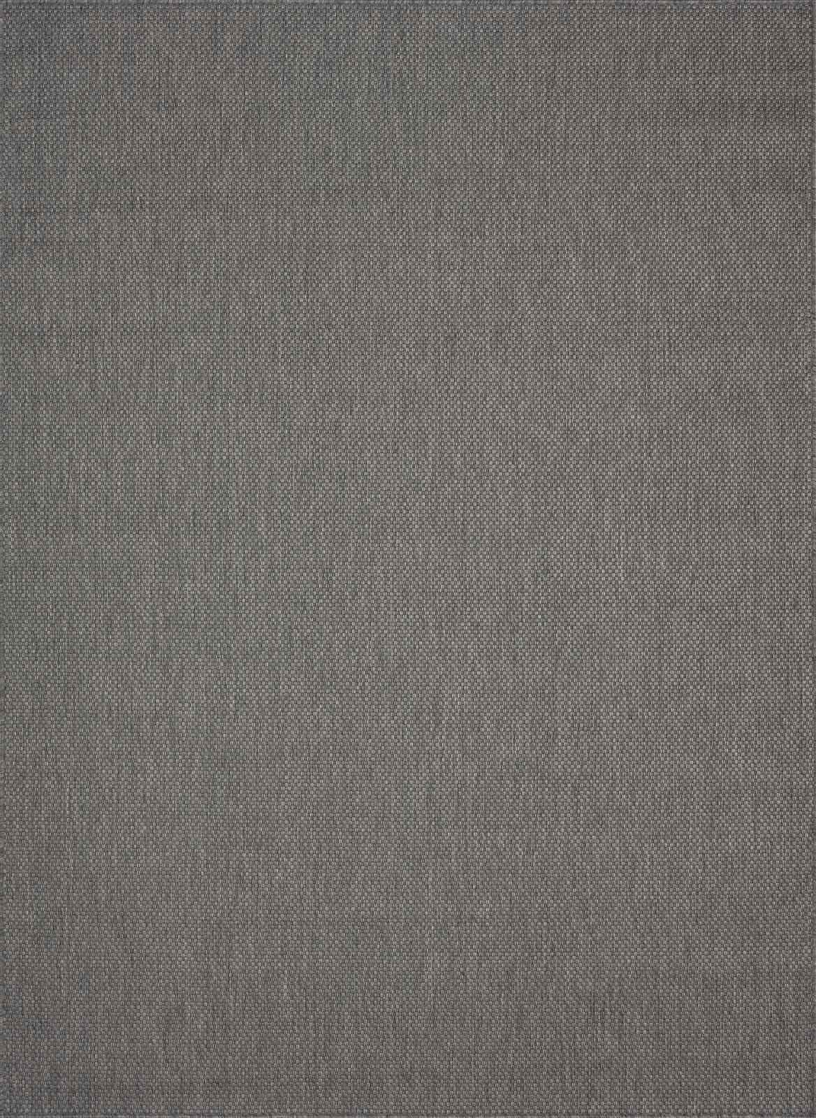 TacaHome Outdoor Teppich I UV-Stabil Für Drinnen und Draußen I Terrasse Balkon Garten Wohnzimmer Badezimmer Küche Flur Läufer | 140 x 200 cm Anthrazit
