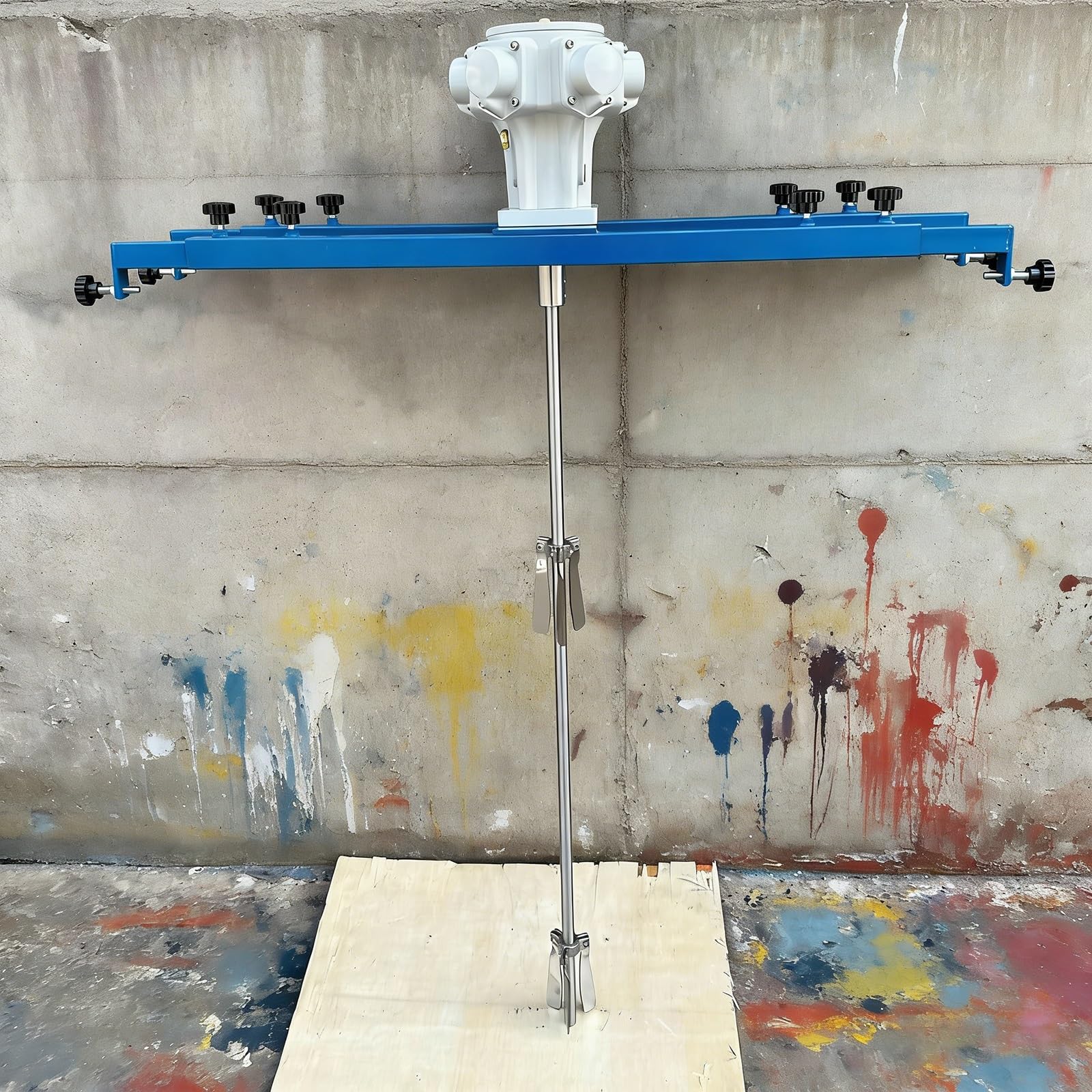 Mélangeur de peinture pneumatique pour cuve industrielle de 1 tonne