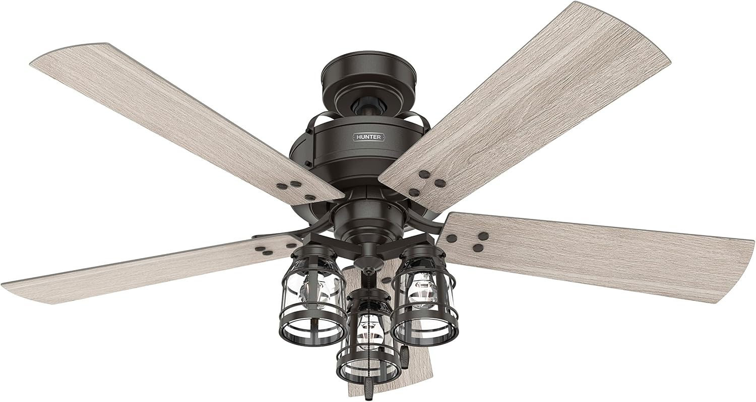 Hunter Fan 52 inch Traditional Noble Bronze Indoor Ceiling