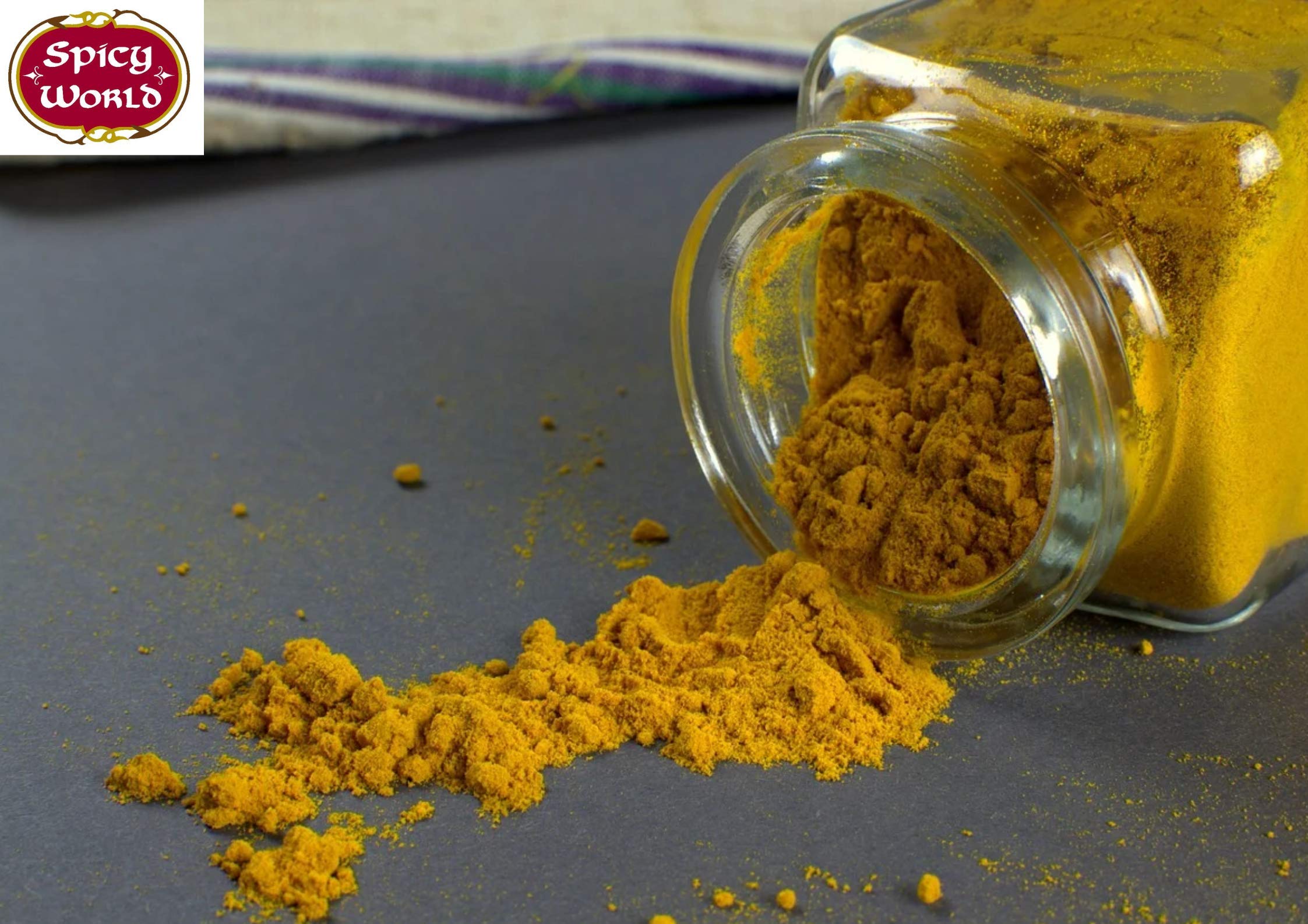 Spicy World Turmeric Powder 14 Ounce (400g) | Ground Turmeric Root, Haldi