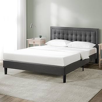 Amazon.com: ZINUS Dachelle Upholstered Platform Bed Frame