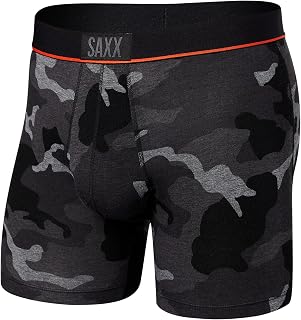 Saxx Men's Underwear - Vibe Super Soft Boxer Brief with Built-in Pouch Support - Underwear for Men, Fall