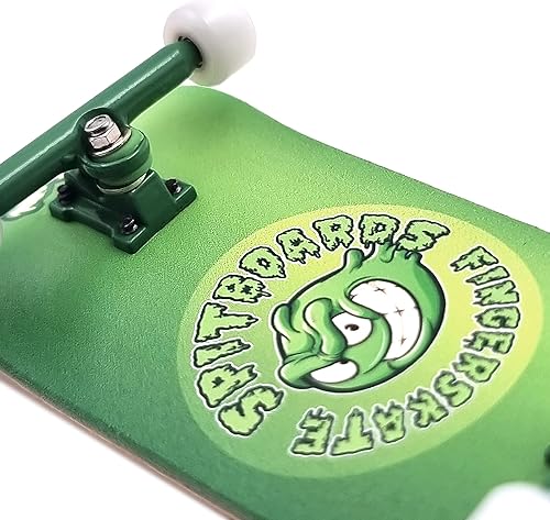 Miniatura 3 de SPITBOARDS Juego completo de diapasón de 1.339 in x 3.780 in  Cubierta de madera real  Camiones profesionales con tuercas de seguridad y bujes