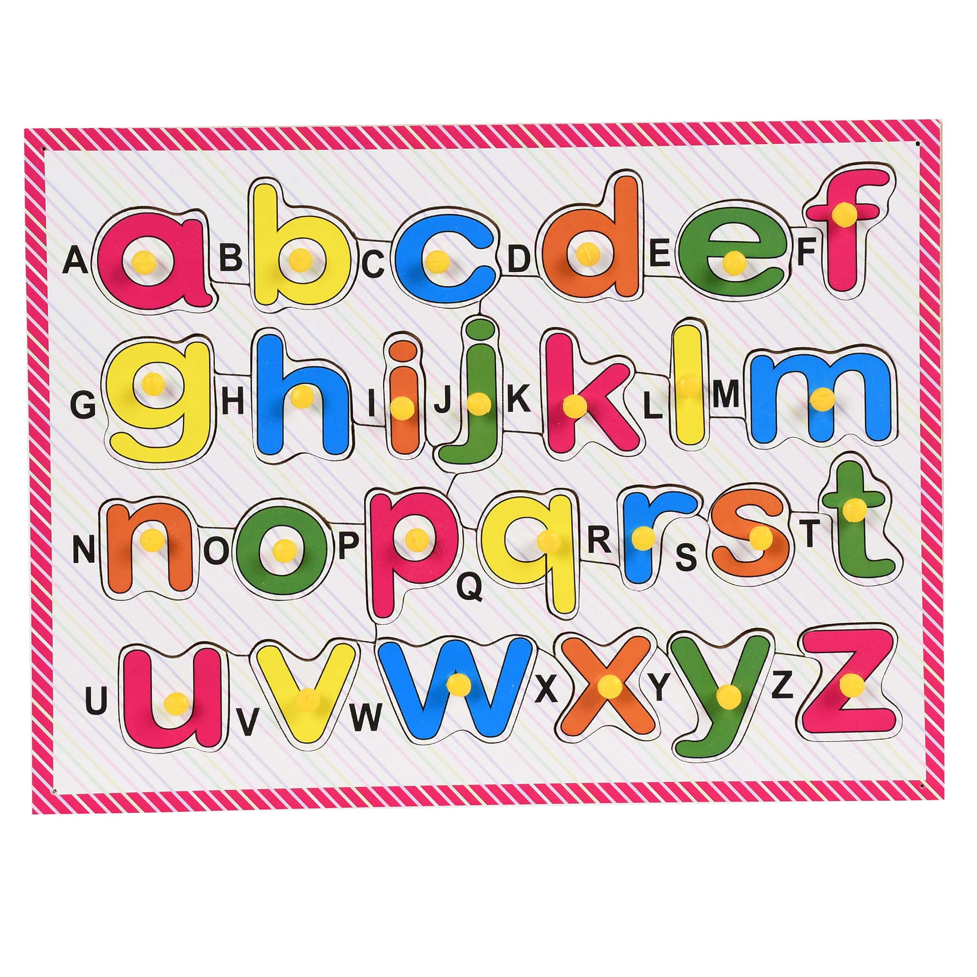 DgCrayons Wooden English Small Alphabets Letter with knobs Puzzle Tray Board Multicolor English Small Alphabets to Lower Case Alphabets; Toy for Kids 2 Years Old and above (B09GHBQ37F) Amazon Price History, Amazon Price Tracker