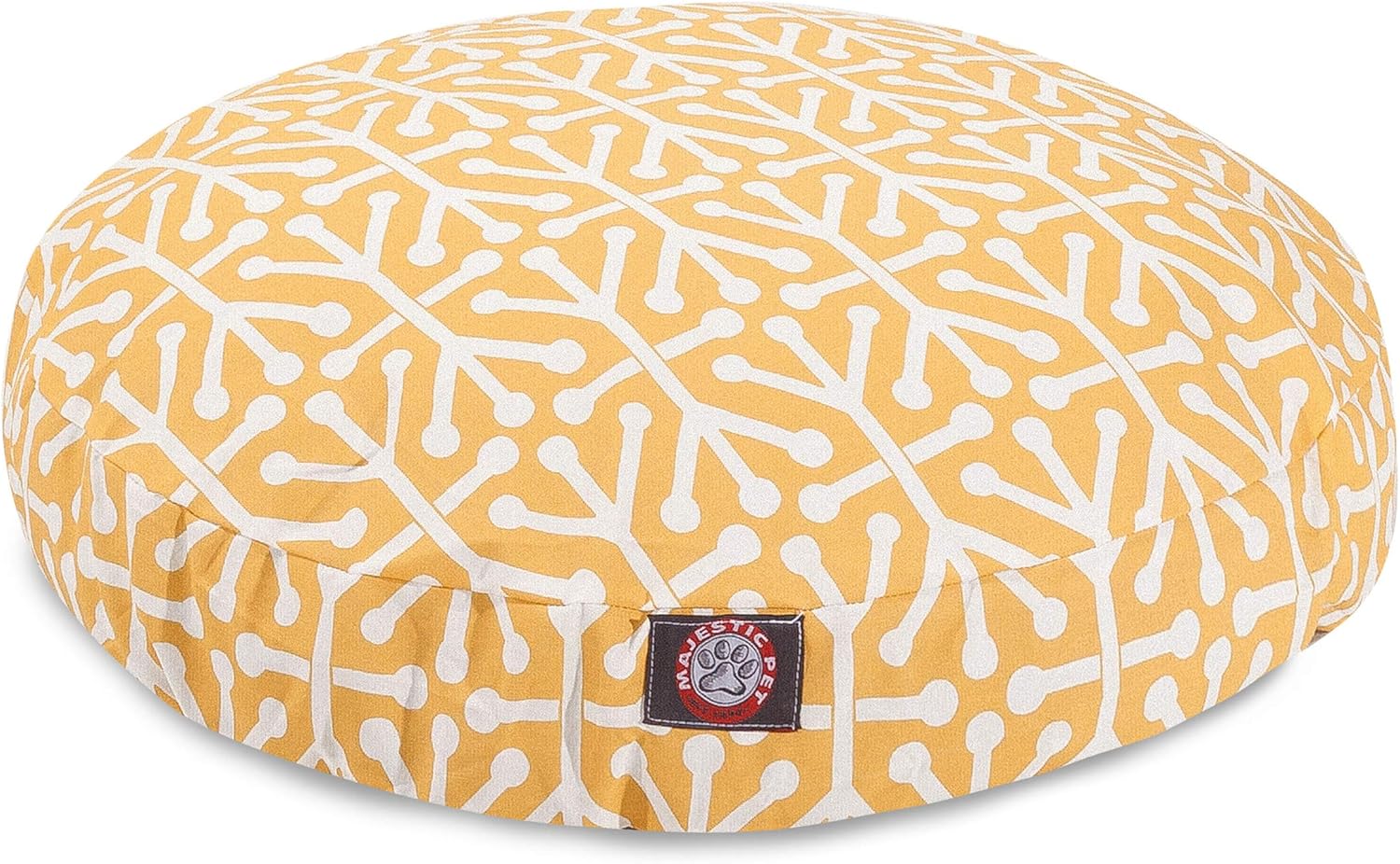 Citrus Aruba Medium Round Indoor Outdoor Pet Dog Bed With Removable Washable Cover By Majestic Pet Products