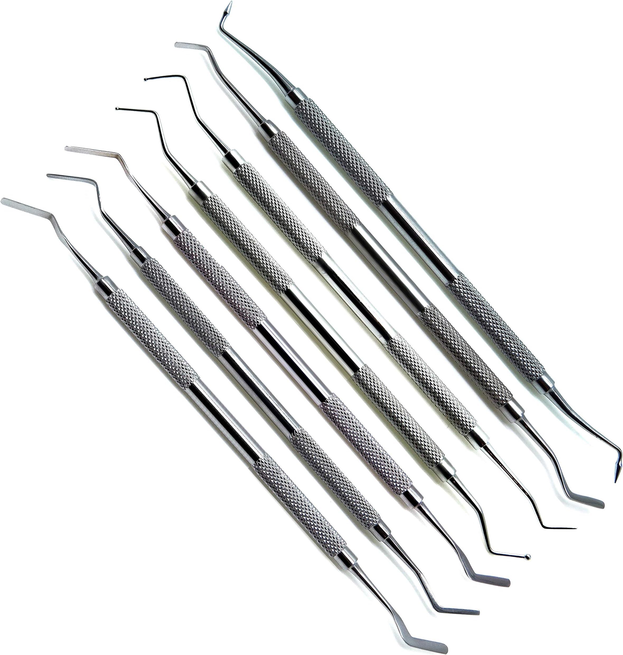 7 Pcs Premium Dental Pro Filling Standard Combination Heidemanns & Composites Instruments