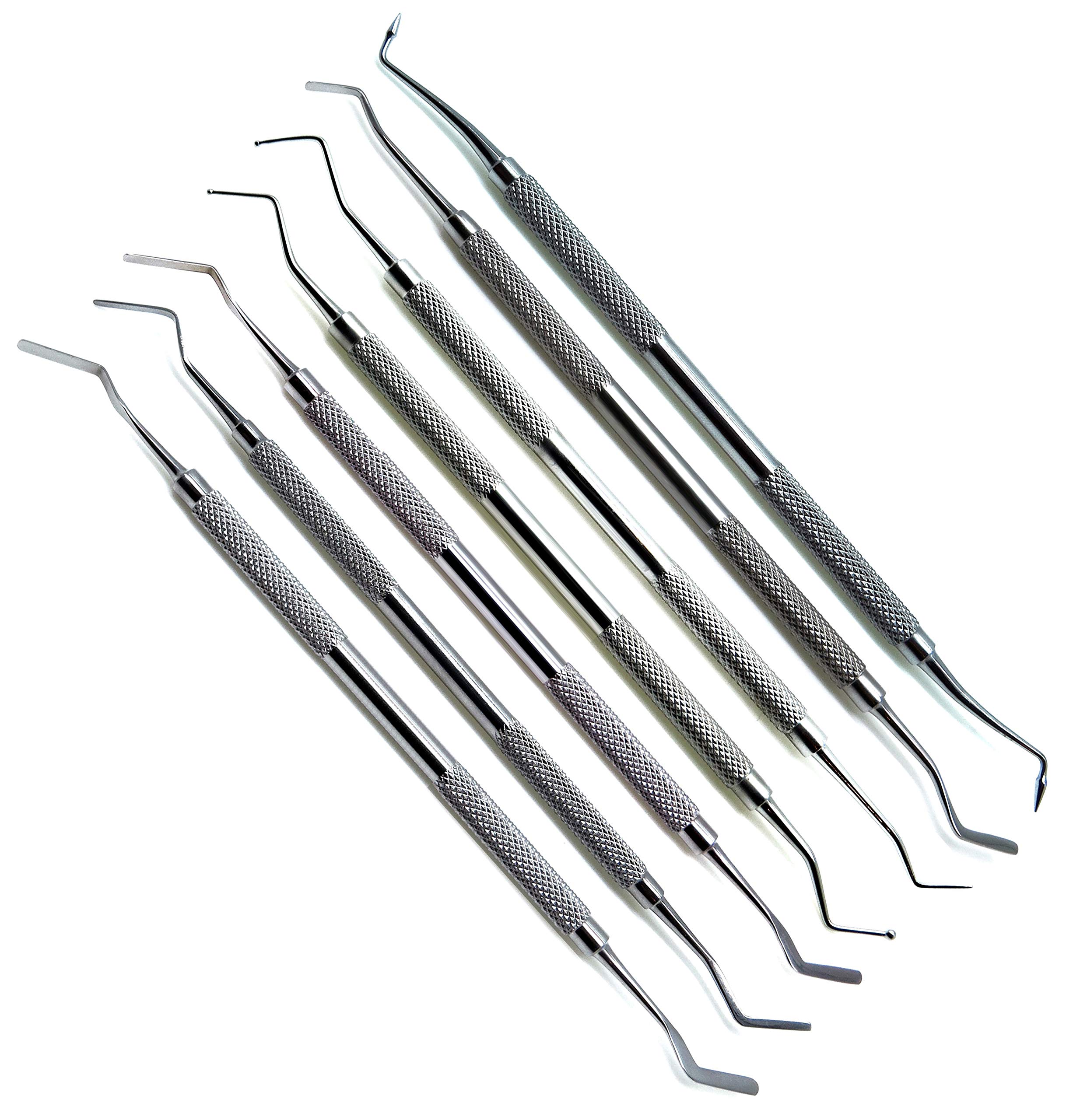 7 Pcs Premium Dental Pro Filling Standard Combination Heidemanns & Composites Instruments