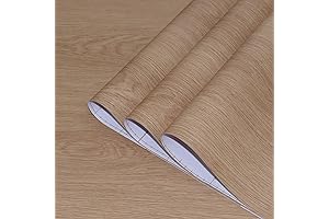 Totio Peel and Stick Walnut Wood Grain Vinyl Wrap