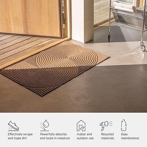 Miniatura 6 de Tapete de arena para puerta delantera, para interiores y exteriores, impermeable, decoración escandinava del hogar, tapete de otoño, alfombra