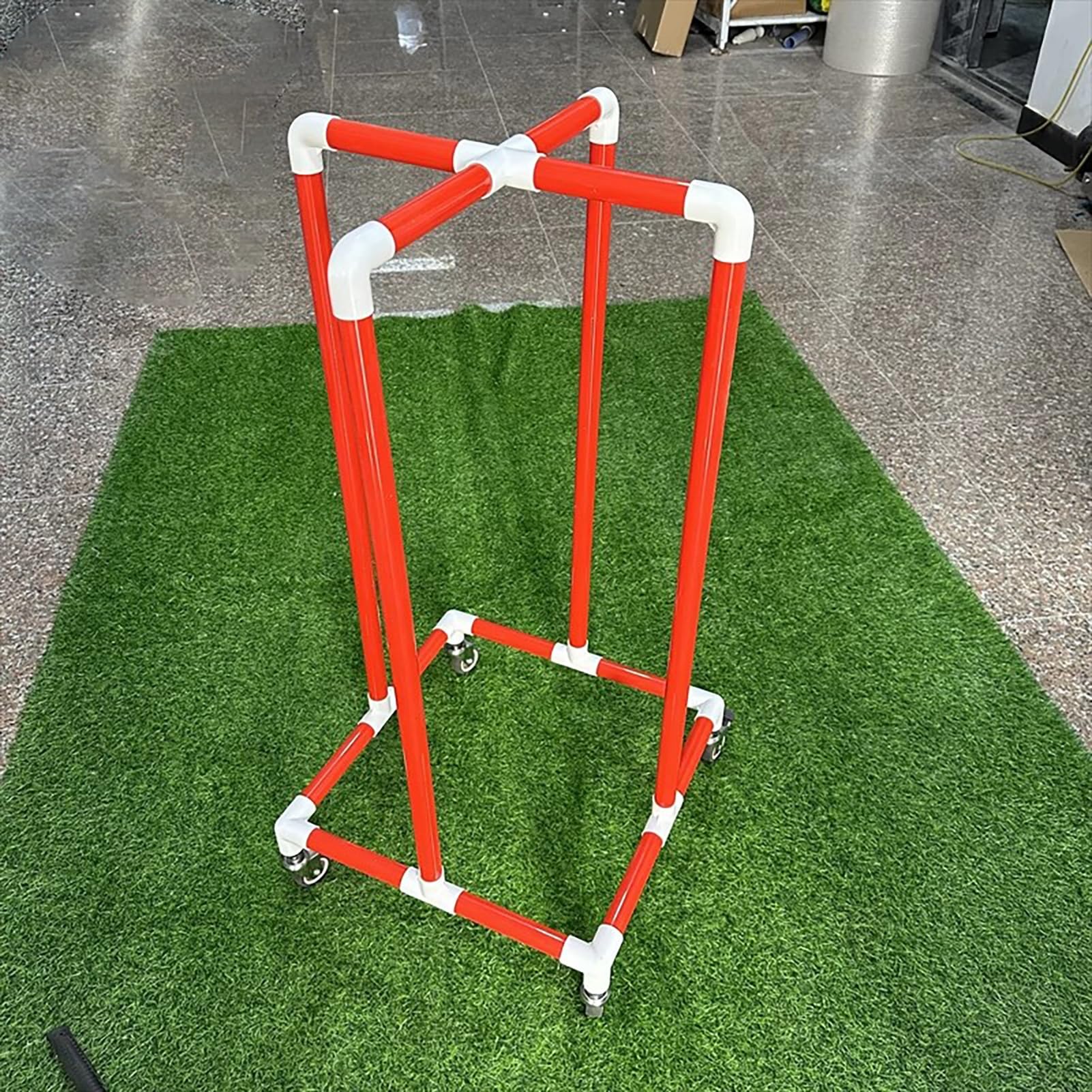Przenośny uchwyt na pierścień do ćwiczeń, łatwy w montażu stojak ekspozycyjny na obręcz fitness, idealny do zajęć PE i treningów domowych, 45 cm do treningu siłowego i koordynacyjnego