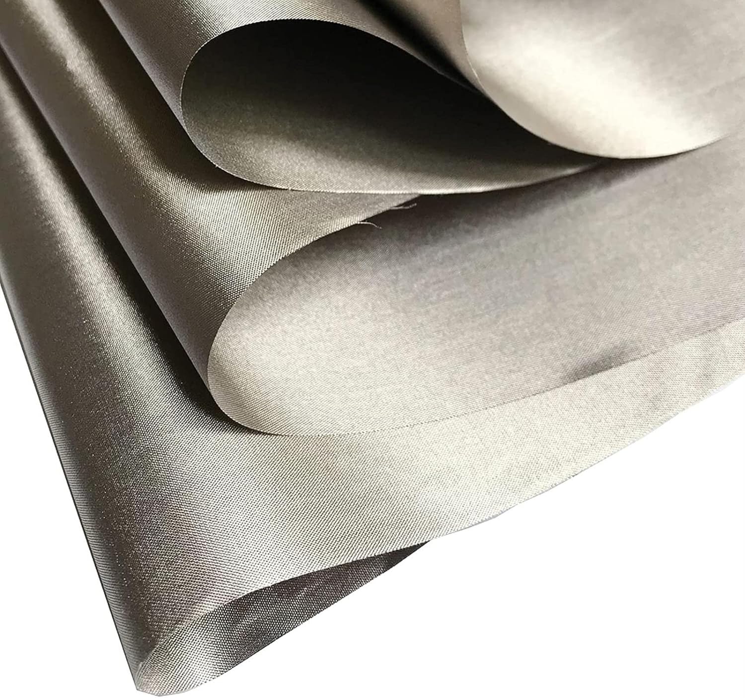 Yinian Radiation Protection Fabric, Anti Radiation Conductive Shielding Fabric Silver Fiber EMI RFID EMF Protection Material for RF LF Blocking Shielding (Size : 1.08m*1m)