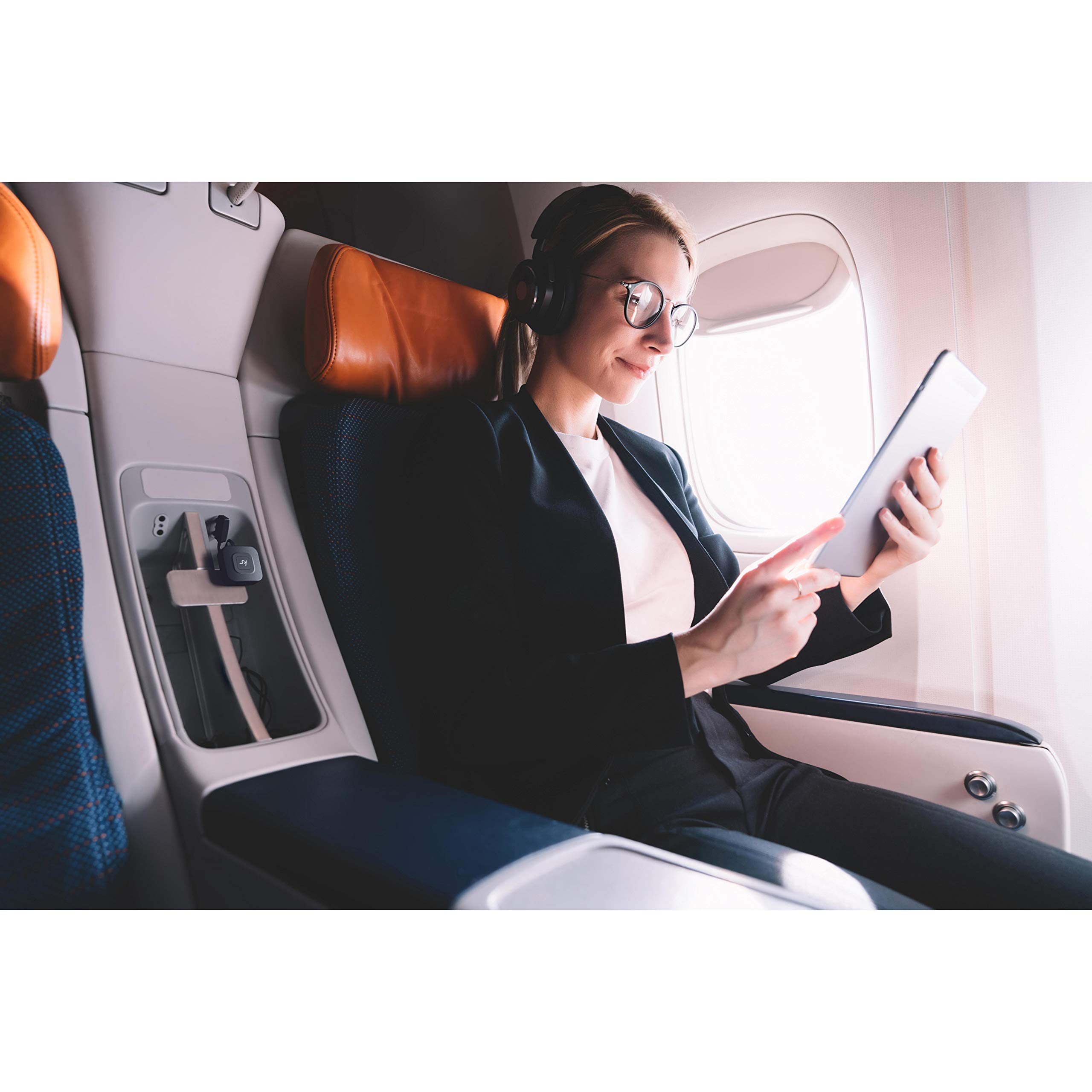 KitSound Bluetooth Airline Adaptor 2, Airplane Flight Music Transmitter