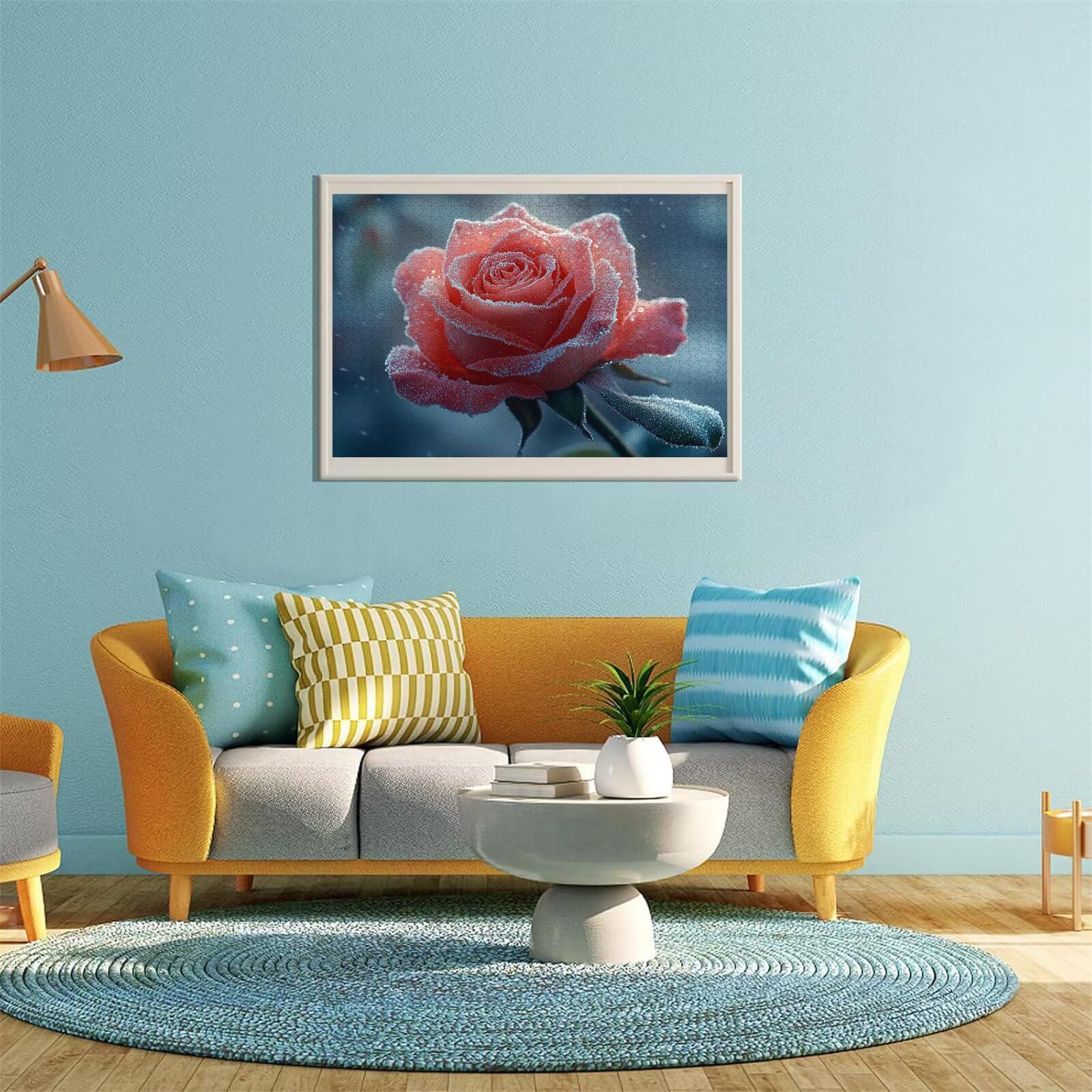 Blume Puzzle für Erwachsene Kinder Anspruchsvoll 5000 Teile Impossible Klassische Puzzles Schwer Anlage ab 8 9 10 Jahre Mädchen Jungen Jigsaw Kunst Educa,für Dekoration und Geschenke 105x156cm t-359