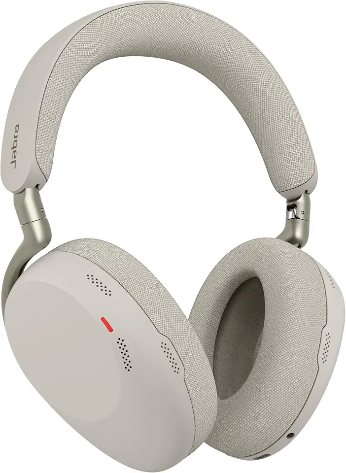 Jabra 2026 Jabra Evolve3 85 Noise Cancelling Headphones with Mic | Over Ear Wireless or Wired Headset using AI Tech | UC Cert USB C | Stunning Spatial Audio | Bluetooth LE 5.3 Ultra-Low Latency | 120hr Batt