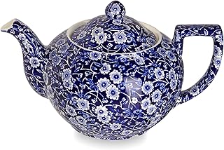 Burleigh Blue Calico Teapot 35oz - Buy now