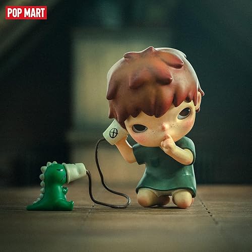 Miniatura 5 de POP MART Hirono Mime - Figuras de caja ciega, juguetes misteriosos de diseño aleatorio para decoración moderna del hogar, juego de juguetes