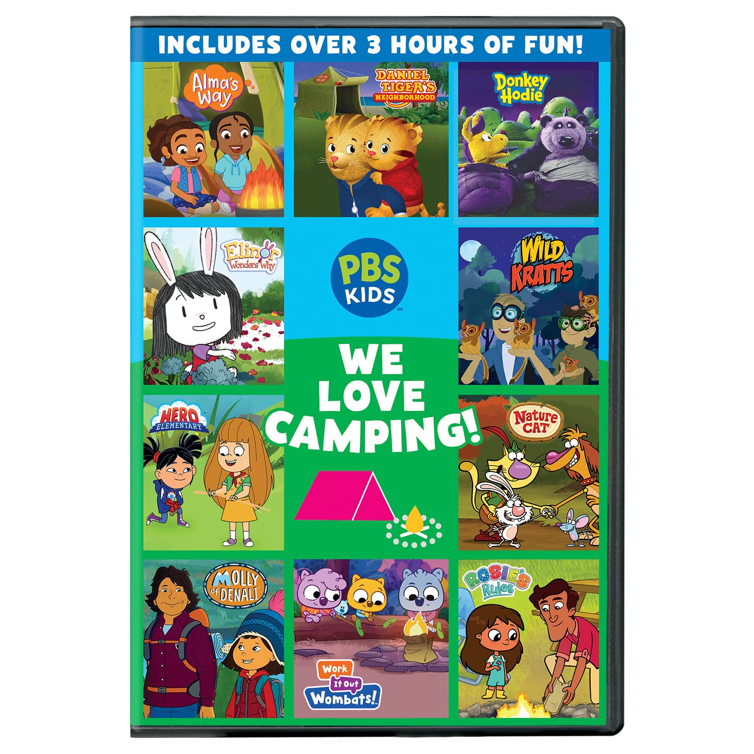 PBS KIDS We Love Camping DVD dibujos animados educativos en inglés