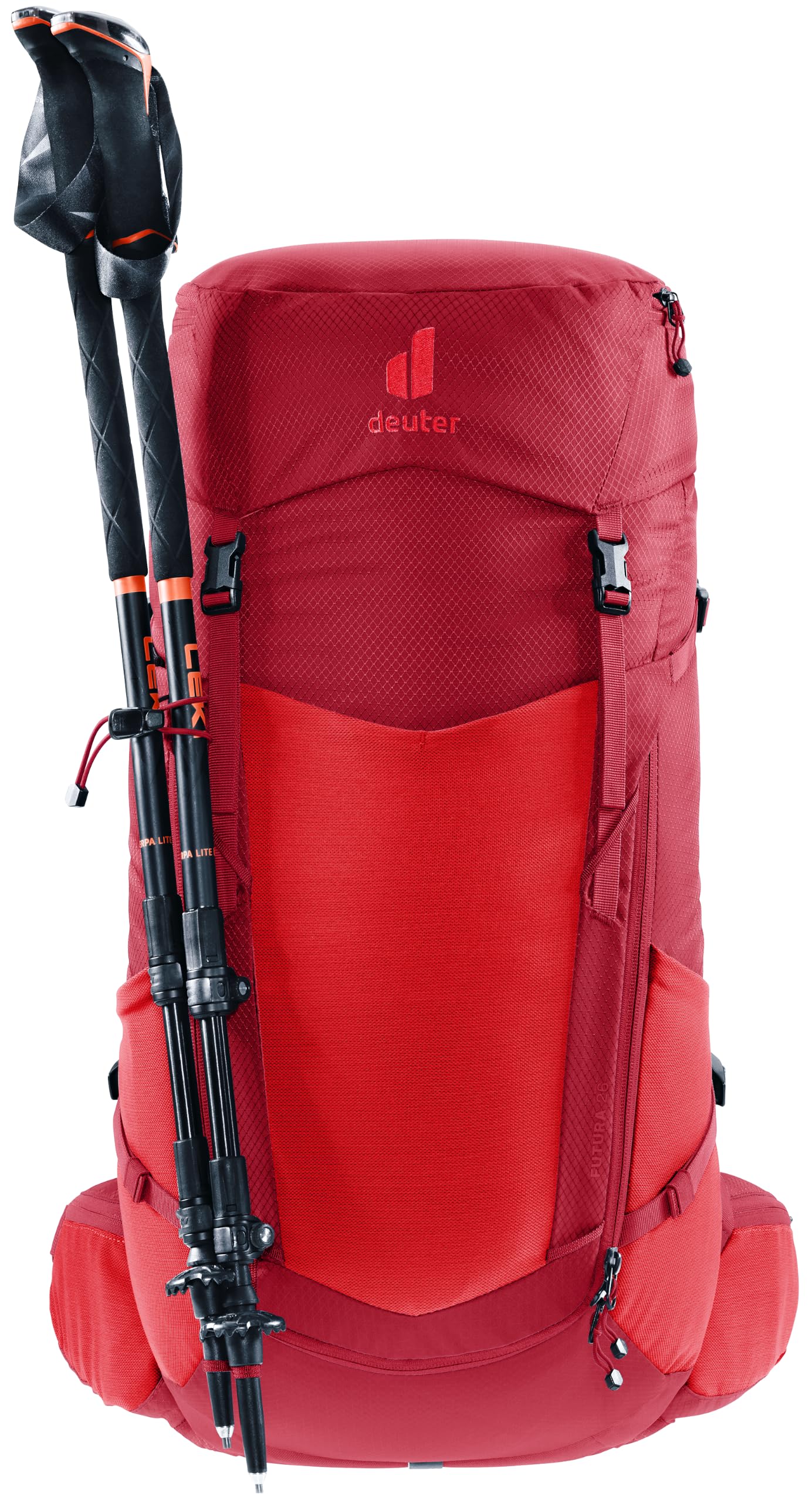 Deuter Futura 26 Mochila de senderismo con espalda de malla y funda para la lluvia
