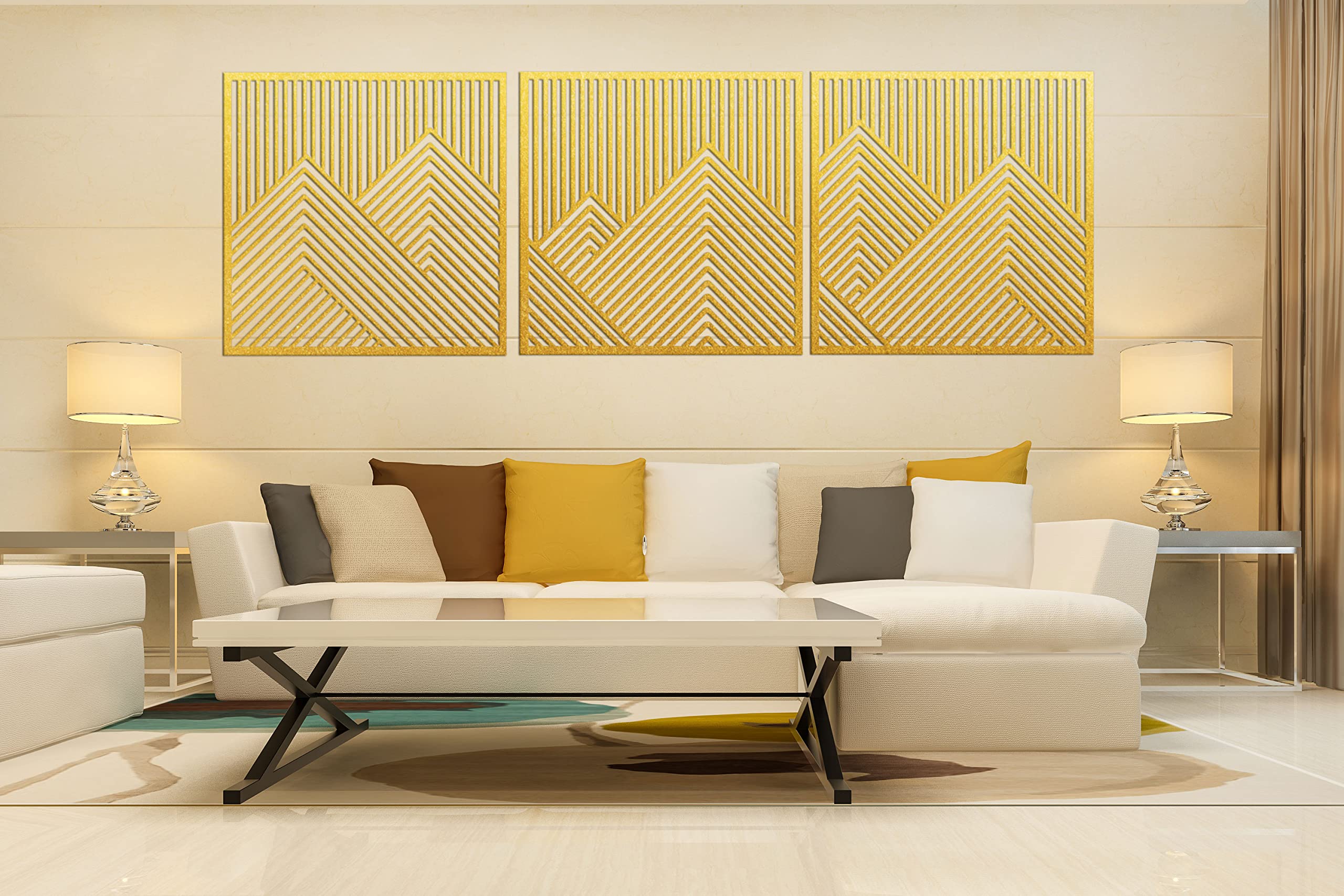 Elk Mountains wall decor wooden wall sticker wall hanging decoratives home decor wall art for bedroom Living room Outdoor decor balcony Office Gift