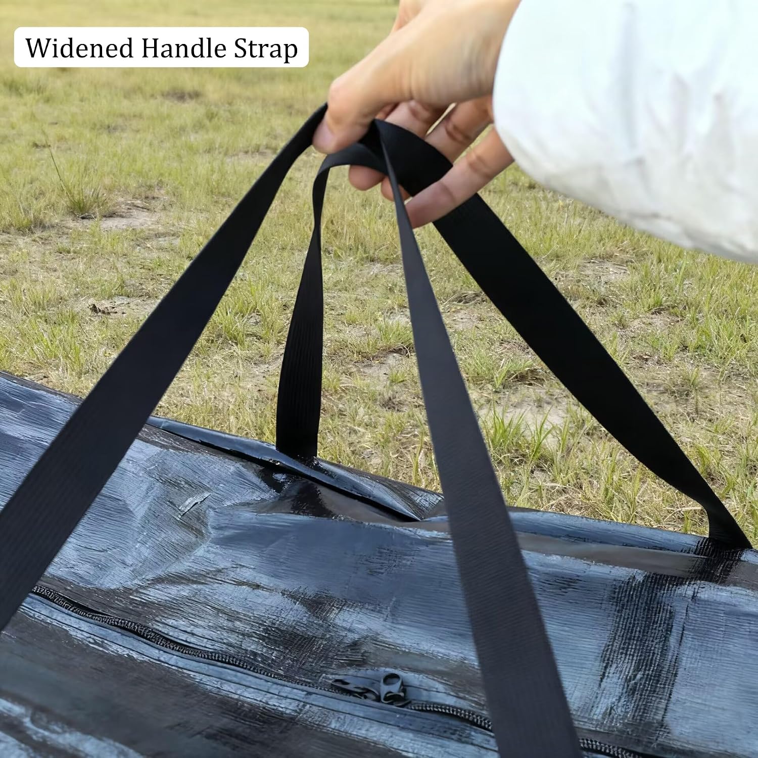 2 Pack Large Capacity Camping Storage Bags – 90L Waterproof Foldable Bags for Outdoor Camping, Hiking, Moving, Travel, Home Storage, Heavy Duty PE Material with Zipper