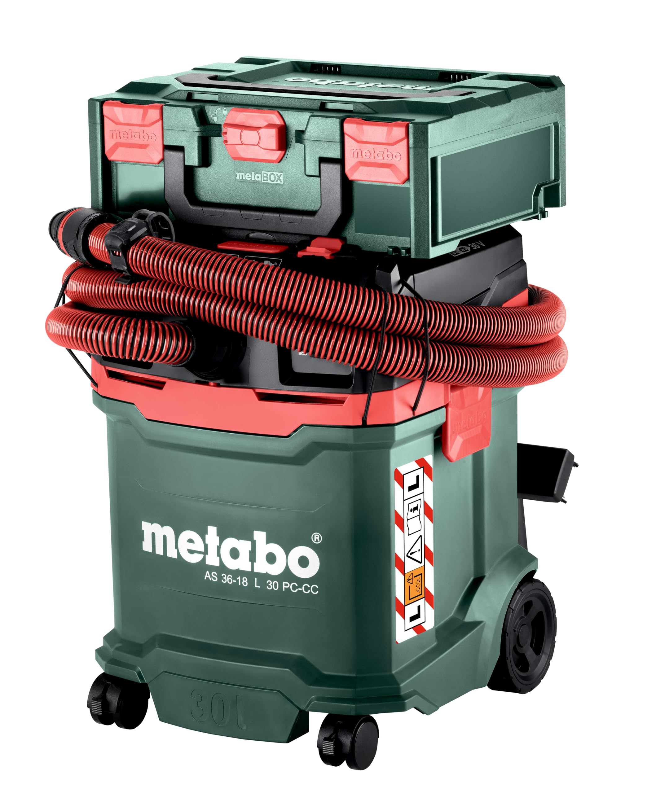 metabo Aspirapolvere a secco a batteria AS 36-18 L 30 PC-CC