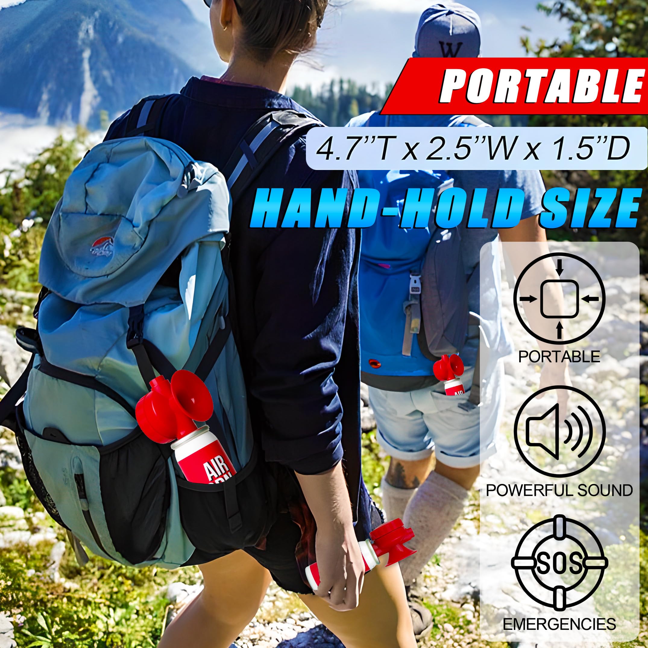 Falcon Marine Signal Horn., Blue, 0.92 (PBSHN)