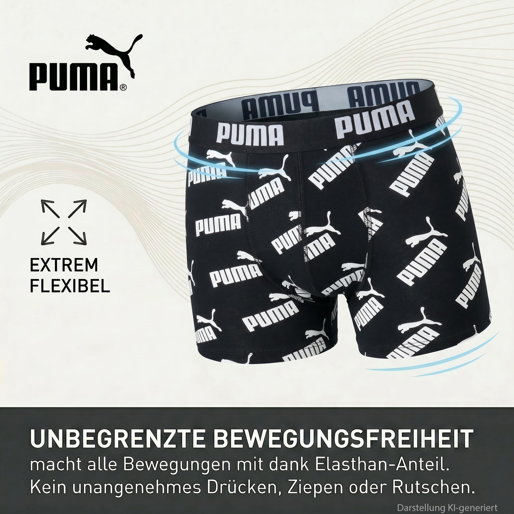 Puma Children Boxer Unterwäsche 5er Pack