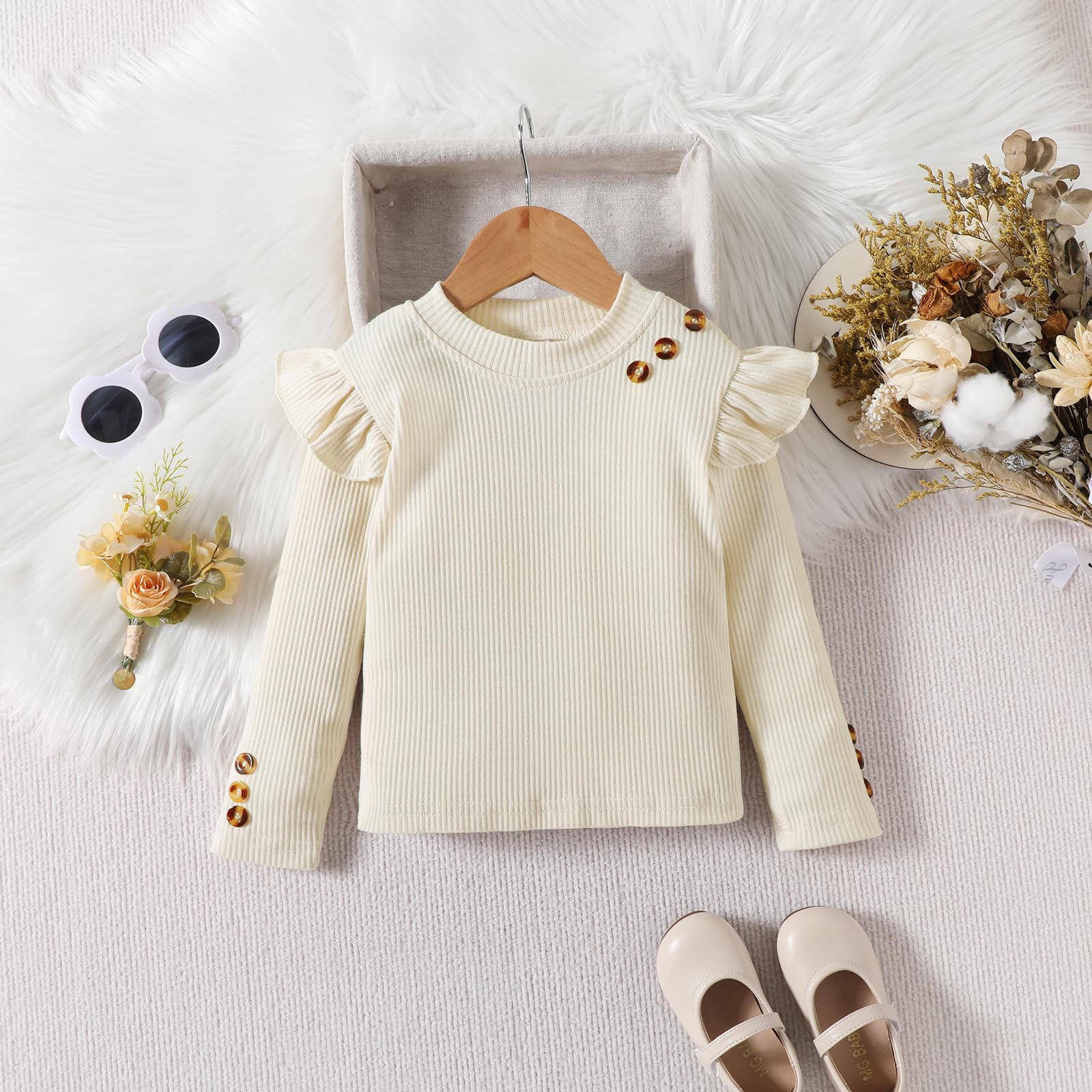 Miipat Completini Bambina Set di Vestiti Autunno Inverno Bambini Ragazze Abiti Maniche Lunghe Pullover con Mini Gonne Set di Abbigliamento Abiti per Ragazze