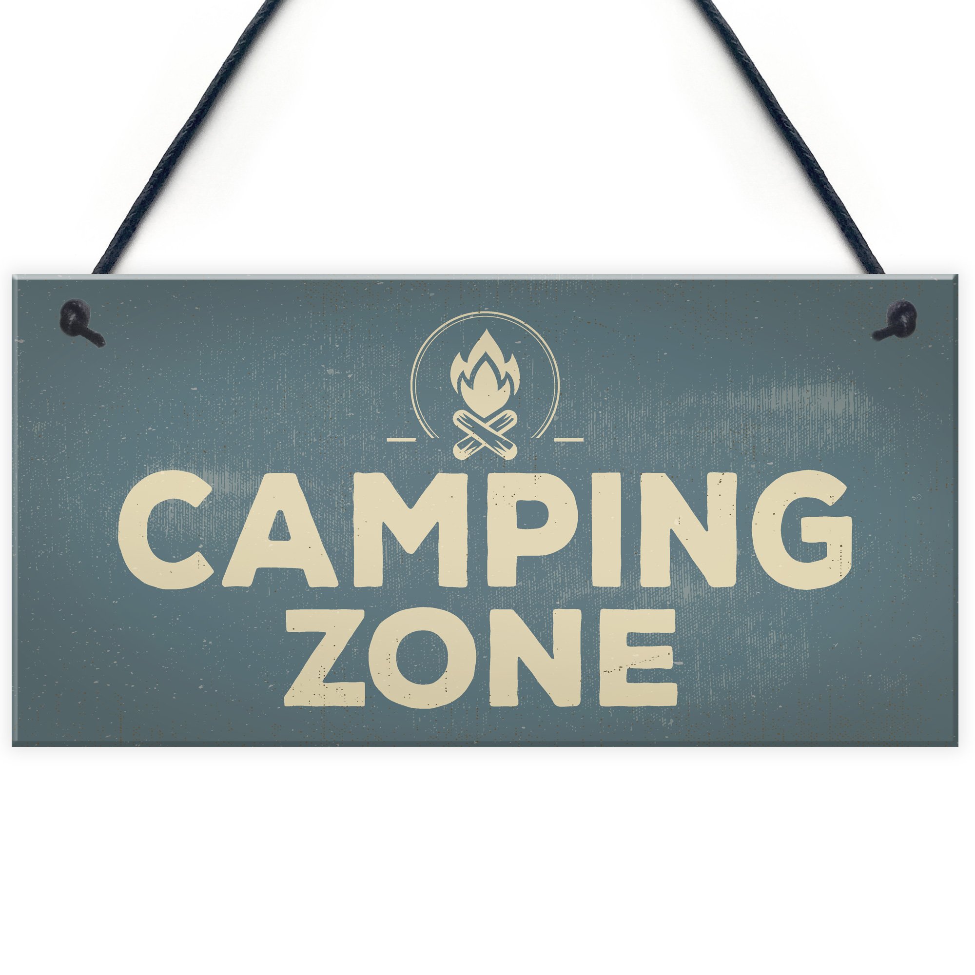 Red Ocean Camping Zone Caravan Signs And Plaques Novelty Chic Mum Dad NAN Gift For Her
