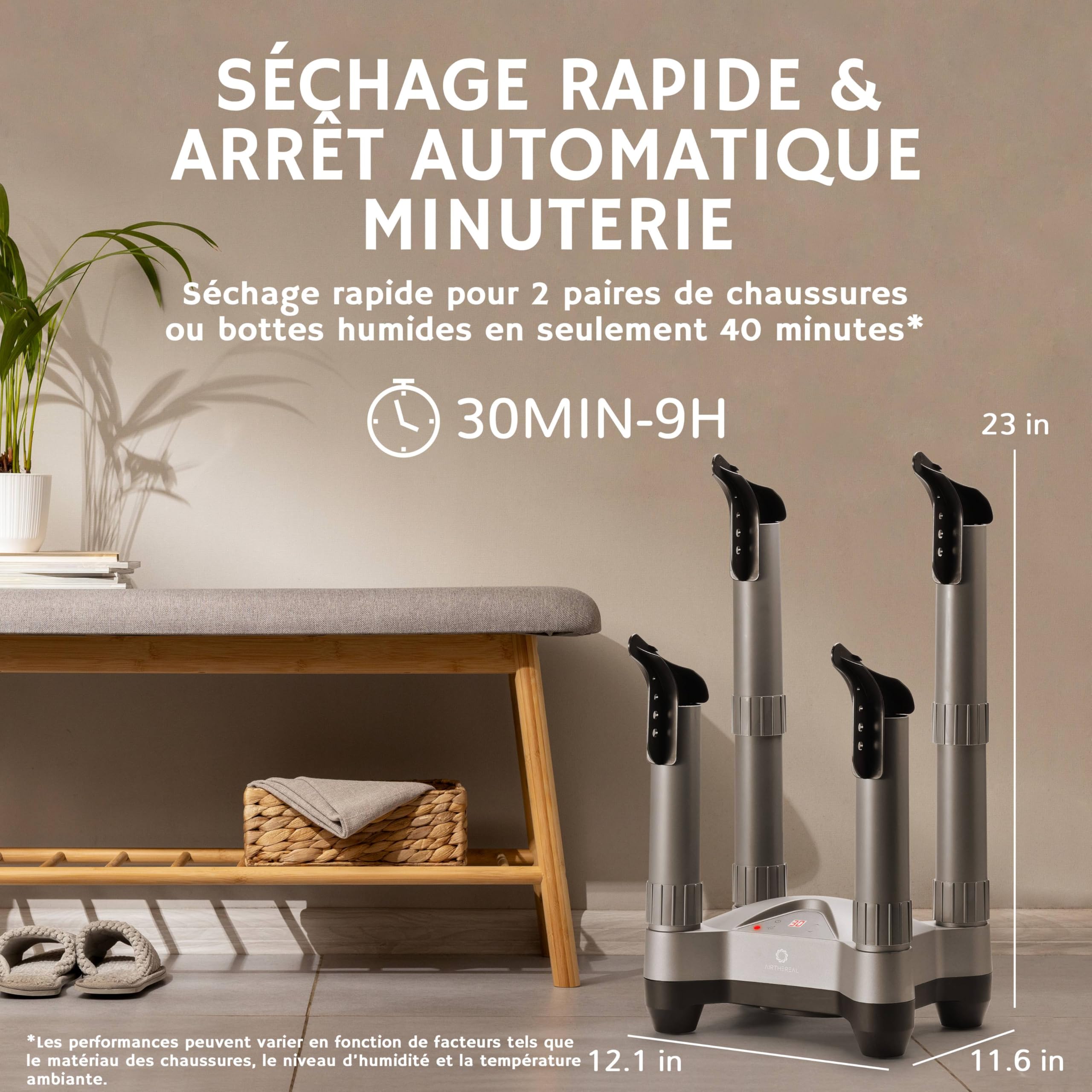 AIRTHEREAL SD20 Sèche-Chaussures Électrique