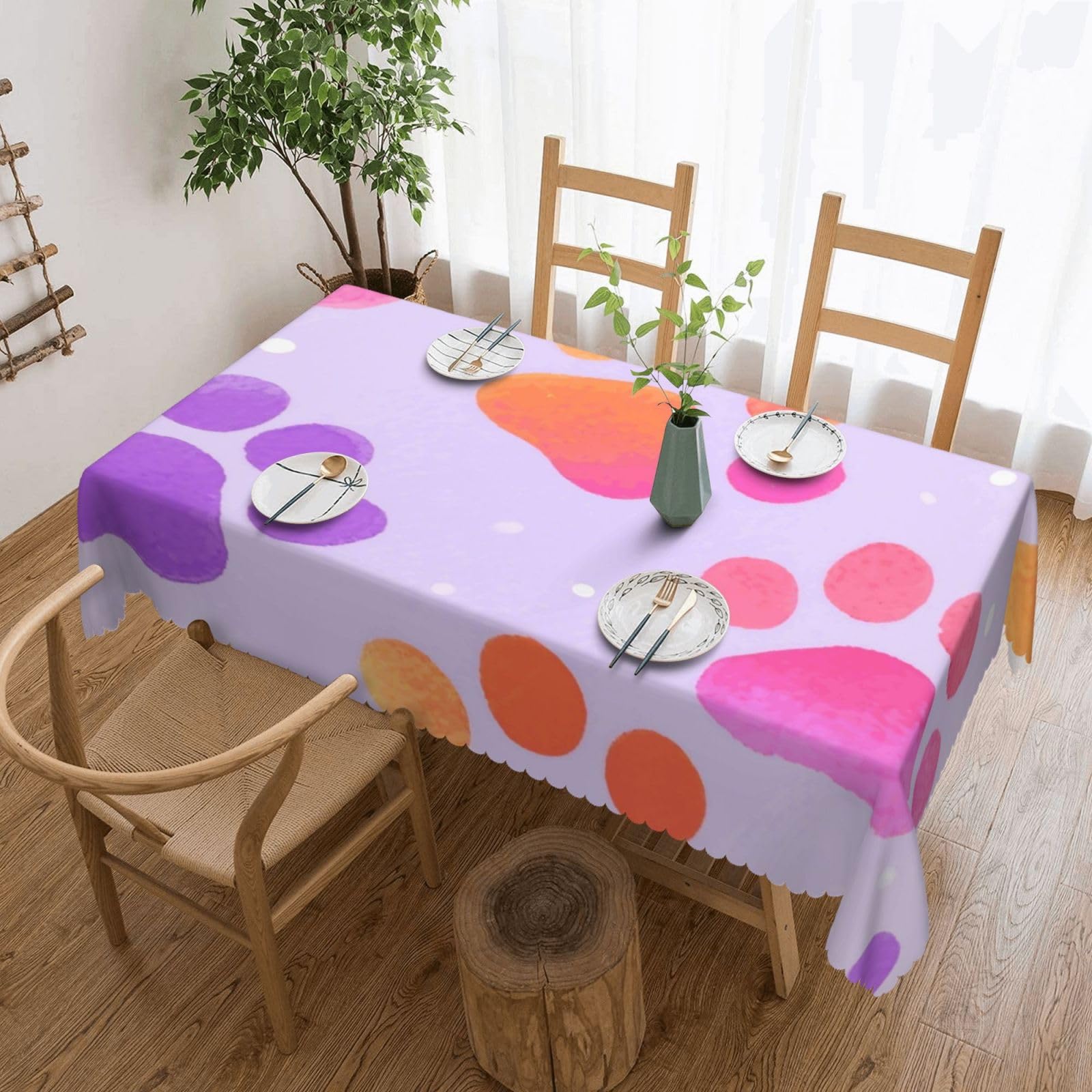 Nappe de table pour salle à manger et fêtes de famille 137x183