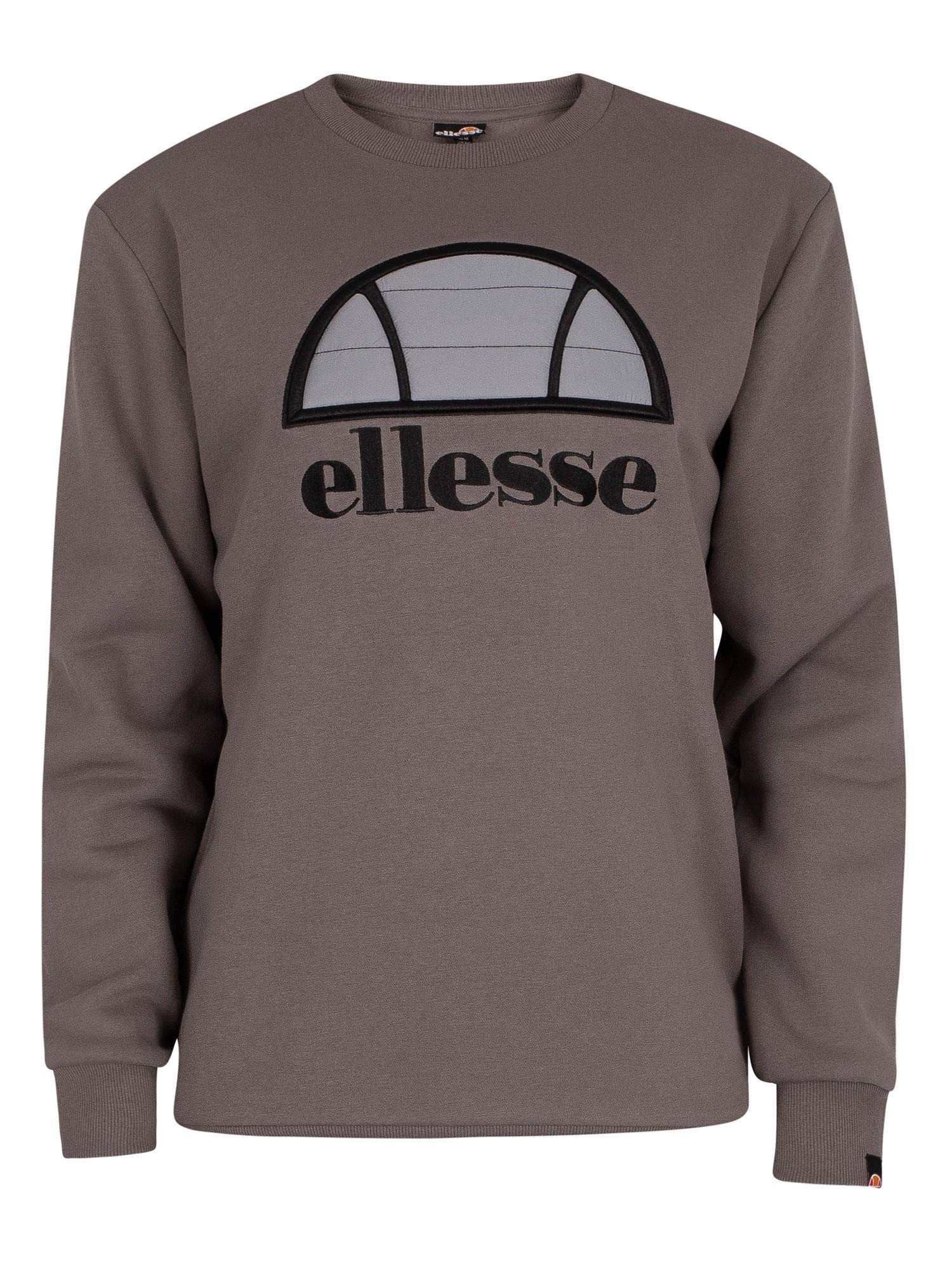 Ellesse Manto Sweatshirt Felpa, Uomo, Dark Grey, XS